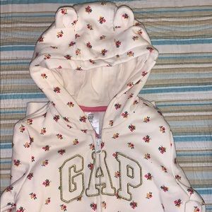 Baby gap one piece hoodie